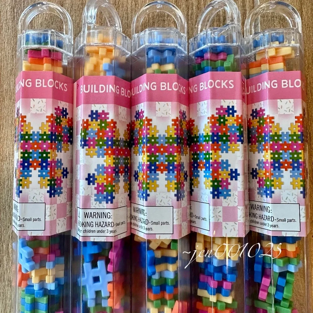 5 Sets Target Hashtag Building Blocks Multicolor - Picture 3 of 5